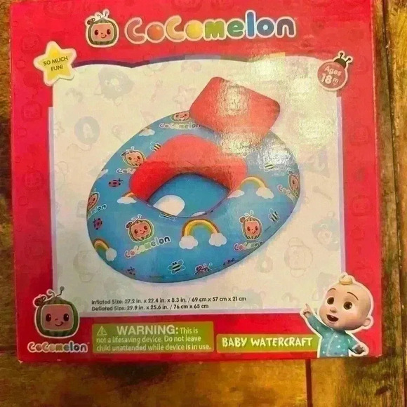 CoComelon Baby Watercraft Pool Float Raft New - Picture 2 of 3
